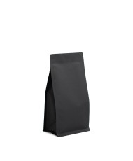 Box Bottom 500g black kraft + zipper (250 pcs)
