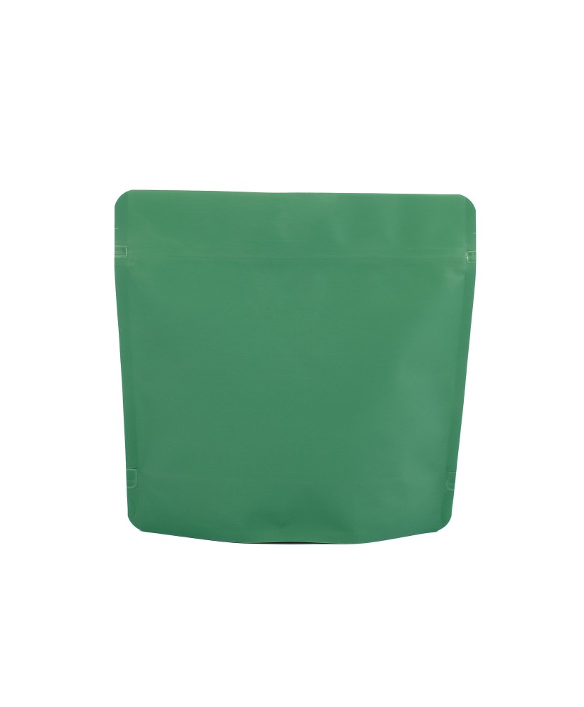K-Seal recycelbare, Soft-Touch, Grün + Zipper Und Ventil 350g (250 Stück)