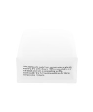 BIO Box bottom Compostable, white kraft 500g + zipper (100 pcs)
