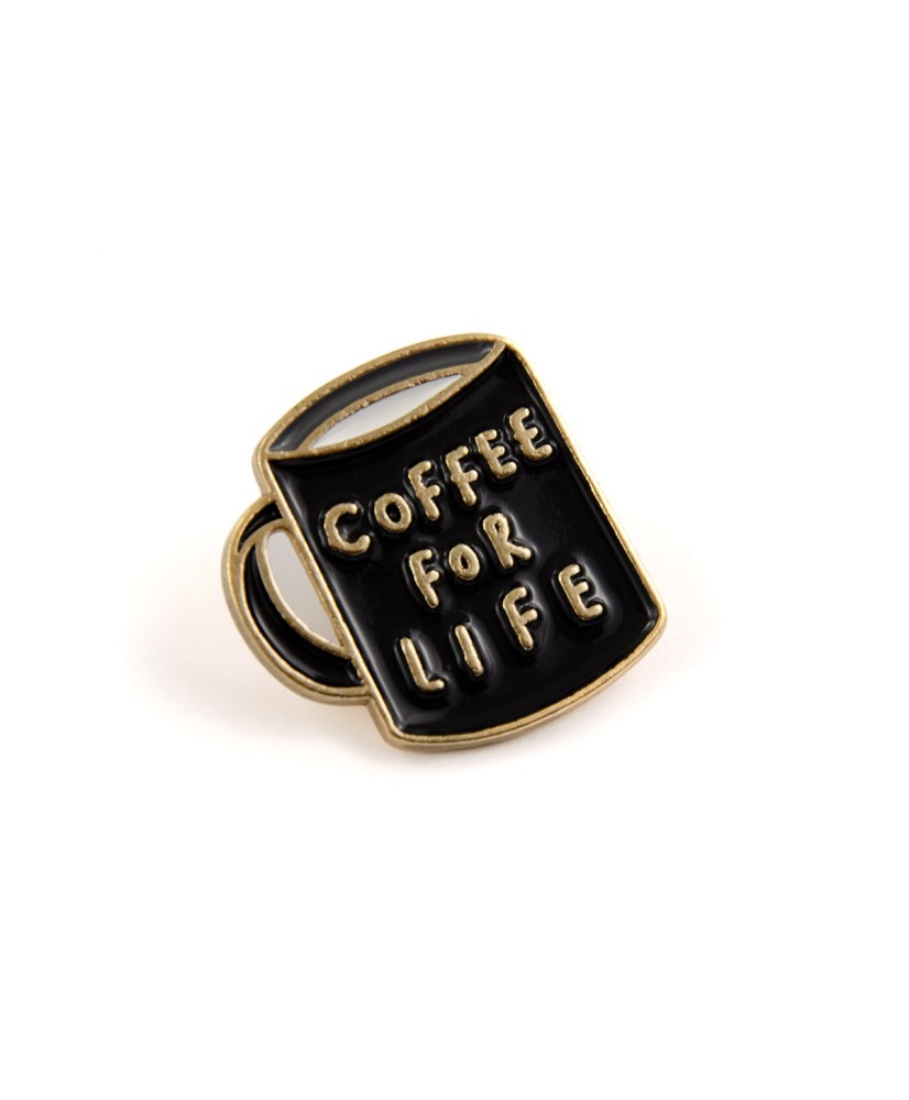 Pin mug Coffee For Life (10 pcs)