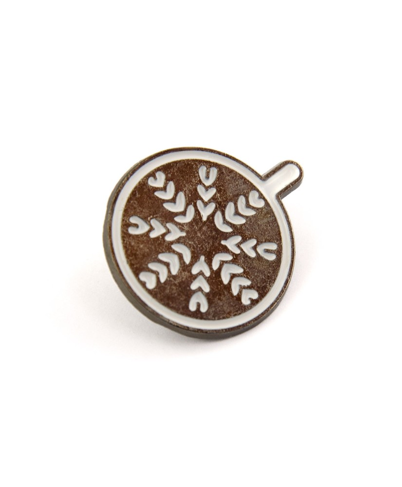 Pin latte art snowflake (10 pcs)