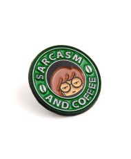 Pin Sarcasm and Coffee (10 pcs)