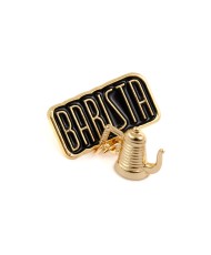 Pin BARISTA + golden kettle (10 pcs)