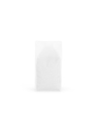 Flach Boden Beutel 500g Recycelbar, Weiß matt + Zipper (250 St.)